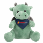 Custom Logo 6in Plush Dragon with Bandana Promo Gift - Image 3