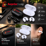 Custom Logo Wireless Earbuds Promotional Tech Gift - Image 3
