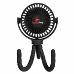 Custom Logo Portable Fan Flexible Tripod Promo Gift - Image 3