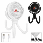 Custom Logo Portable Fan Flexible Tripod Promo Gift - Image 5