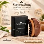 Custom Logo Lymphatic Face Massage & Contour Brush - Image 6