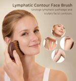 Custom Logo Lymphatic Face Massage & Contour Brush - Image 3