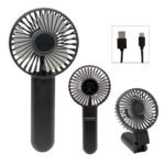 Custom Logo Bend & Snap Rechargeable Fan Power Bank - Image 3