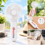 Custom Logo Bend & Snap Rechargeable Fan Power Bank - Image 5