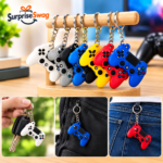 Custom Rubber Gamepad Keychain Promotional Gift - Image 4