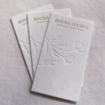 Custom Logo Gold Foil Cotton Paper Greeting Card - Image 2