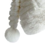 Custom Logo Plush Santa Hat Christmas Pompom Promo Gift - Image 6