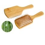 Custom Logo Bamboo Paddle Hair Brush Promo Gift - Image 2