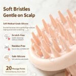 Custom Logo Silicone Scalp Massage Hair Brush - Image 10