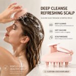 Custom Logo Silicone Scalp Massage Hair Brush - Image 9