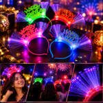Custom Logo Happy New Year LED Headband - Image 3