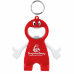 Custom Logo Bottle Opener Buddy Keychain Promo Gift