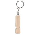 Custom Logo Metal Safety Whistle Keychain Promo Gift - Image 3