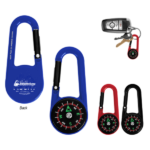 Custom Logo Carabiner Compass Clip Outdoor Promo Gift - Image 4