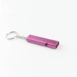 Custom Logo Metal Safety Whistle Keychain Promo Gift - Image 5