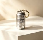 Custom Logo 3D Mini Beer Can Promotional Keychain - Image 6