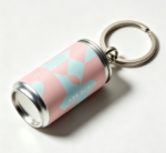 Custom Logo Mini Resin Beverage Can Keychain - Image 7