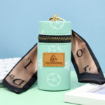 Custom Logo PU Leather Lipstick Case Keychain Promo - Image 9