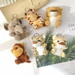 Custom Logo Kawaii Hamster Plush Keychain Promo Gift - Image 4