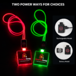 Custom Logo Rechargeable LED Lanyard Badge Promo Gift - Image 3