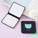 Custom Logo Square Folding Travel Pocket Mirror Promo - Image 4