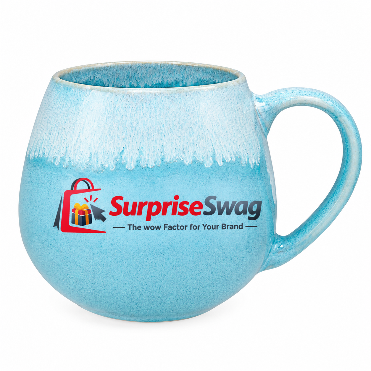 MUG 1 Custom Logo 13.5oz Peoria Reactive Glaze Mug Promo - Image 1