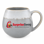 Custom Logo 13.5oz Peoria Reactive Glaze Mug Promo - Image 2