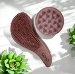 Custom Logo Silicone Detangler Scalp Massage Brush - Image 5
