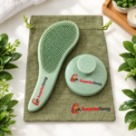 Custom Logo Silicone Detangler Scalp Massage Brush - Image 3