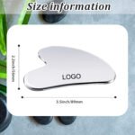 Custom Stainless Steel Gua Sha Facial & Face Massage Tool - Image 4