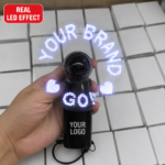 Custom Logo 2027 New Year LED Message Fan Gift - Image 3