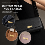 Custom Logo 3D Embossed Metal Labels Promotional - Image 4