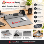 Custom Logo Eco RPET Foldable Mouse Pad & Organizer - Image 5