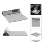 Custom Logo Eco RPET Foldable Mouse Pad & Organizer - Image 2