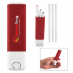 Custom Logo 3-Pen Kit rABS Case Corporate Promo Gift - Image 3
