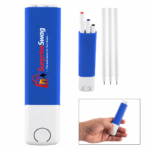 Custom Logo 3-Pen Kit rABS Case Corporate Promo Gift - Image 4