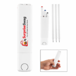 Custom Logo 3-Pen Kit rABS Case Corporate Promo Gift - Image 5