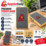 Custom Logo Bamboo rPET 5000mAh Power Bank Promo - Image 2
