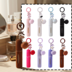 Custom Logo Luxury 5ml Plush Perfume Bottle Keychain Gift - Image 6