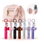 Custom Logo Luxury 5ml Plush Perfume Bottle Keychain Gift - Image 2
