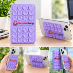 Custom Logo Silicone Suction Cup Phone Grip Mount - Image 6