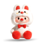 Custom Logo Soft Plush Doll Promotional Gift - Image 2