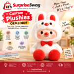 Custom Logo Soft Plush Doll Promotional Gift