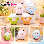 Custom Logo Bubble Tea Plush Keychain Promo Gift - Image 8