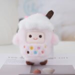 Custom Logo Bubble Tea Plush Keychain Promo Gift - Image 4