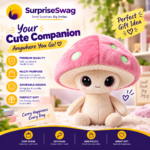 Custom Logo Plush Keychain Soft Promotional Bag Charm - Image 2