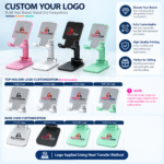 Custom Logo Folding Phone Stand Desktop Promo Gift - Image 5