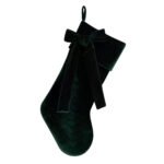 Custom Logo Velvet Bow Christmas Stocking 10x19in Promo - Image 4