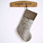 Custom Logo Faux Fur Velvet Cuff Christmas Stocking Promo - Image 4
