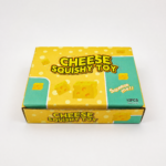 Custom Logo Cheese Cube Squeeze Toy Stress Relief Promo - Image 3